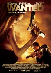 La locandina italiana di Wanted - Scegli il tuo destino