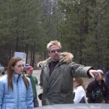 Rachel Miner e il regista Richard Brandes in una scena del film Penny Dreadful