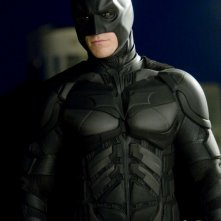 Il Batman di Christian Bale in una scena de Il cavaliere oscuro