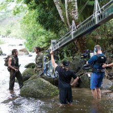Ben Stiller E Robert Downey Jr Sul Set Del Film Tropic Thunder 81034