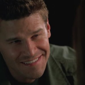 David Boreanaz in un momento dell'episodio 'Death in the saddle' della serie tv 'Bones'