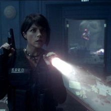 Selma Blair in una sequenza di Hellboy 2