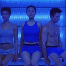 Jolene Blalock, Dominic Keating e Linda Park nella serie tv 'Enterprise', episodio: Una nave alla deriva