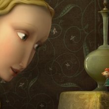 La principessa Pea e Desperaux in un'immagine tratta dal film The Tale of Despereaux