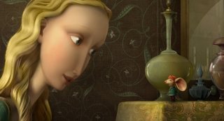 La principessa Pea e Desperaux in un'immagine tratta dal film The Tale of Despereaux
