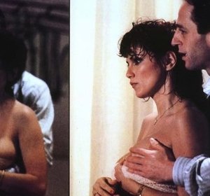 Una sensuale immagine di Serena Grandi nel film Desiderando Giulia