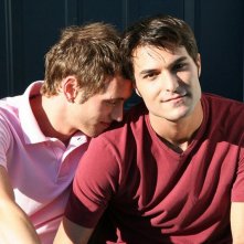 Brent Gorski e Eli Kranski in una foto promozionale del film Holding Trevor