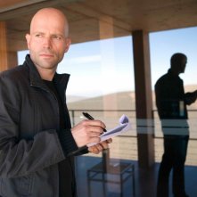 Il regista Marc Forster sul set di Quantum of Solace