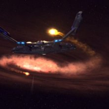 L'Enterprise si avvicina a un Buco Nero