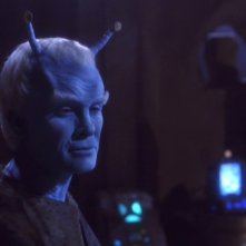 Jeffrey Combs nel ruolo del Comandante Andoriano Shran, nell'episodio 'La tregua' della serie 'Enterprise'