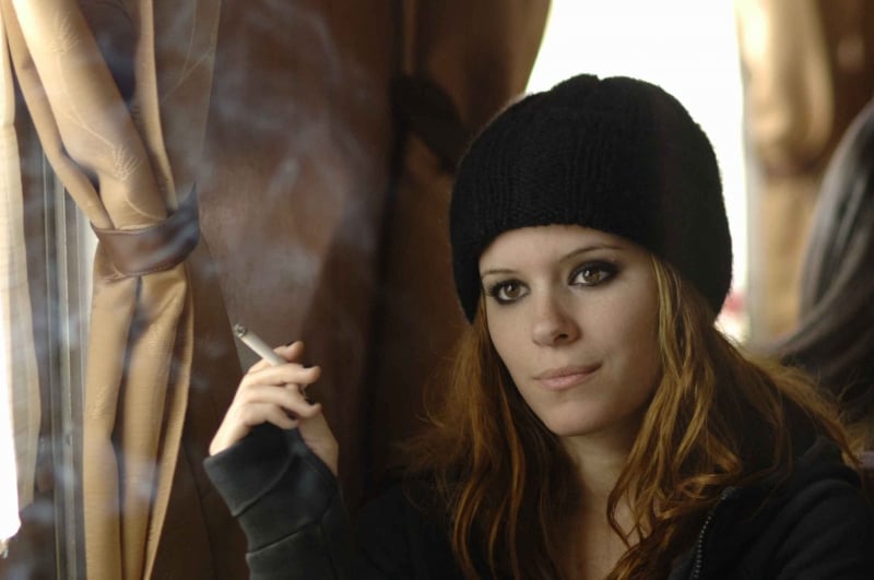 Kate Mara in una scena di Transsiberian