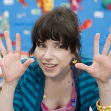 Un primo piano della travolgente Sally Hawkins di Happy Go-Lucky