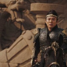 Jet Li in una sequenza del film La mummia 3
