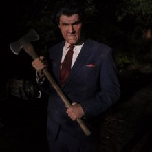 Christopher Allen Nelson sul set dell'horror The Tripper