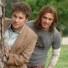 Seth Rogen e James Franco in una scena di Pineapple Express