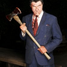 Christopher Allen Nelson sul set del film The Tripper