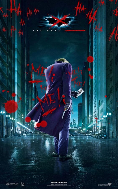 Un Poster De Il Cavaliere Oscuro Alterato Da Joker 82296