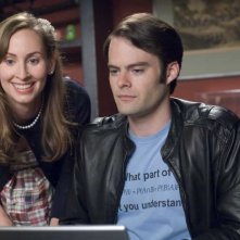 Liz Cackowski e Bill Hader in una sequenza di Forgetting Sarah Marshall