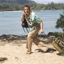Jason Segel è in una scena del film Forgetting Sarah Marshall