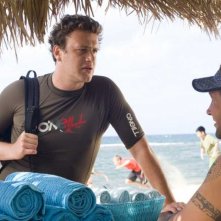 Jason Segel e Paul Rudd in una sequenza  di Forgetting Sarah Marshall