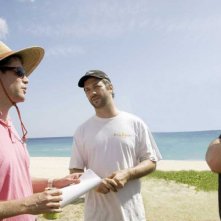 Judd Apatow, Nicholas Stoller e Jason Segel sul set di Forgetting Sarah Marshall