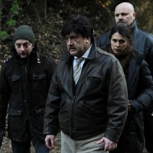 Gabriele Tesauri sul set della fiction Quo Vadis, Baby