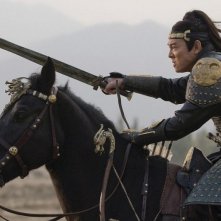 Jet Li in una sequenza de La mummia 3