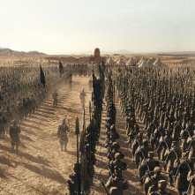 L'esercito di terracotta è chiamato alla battaglia in una scena de La mummia 3