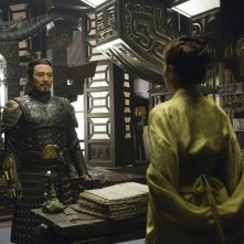 L'imperatore Jet Li in una scena del film La mummia 3