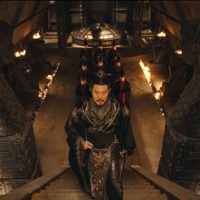 L'imperatore Jet Li in una sequenza del film La mummia 3