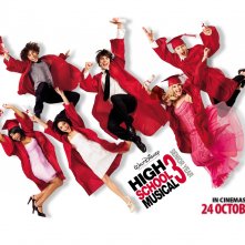 Wallpaper di High School Musical 3 con il cast al completo