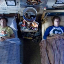 John C. Reilly e WIll Ferrell in una sequenza del film Fratellastri a 40 anni