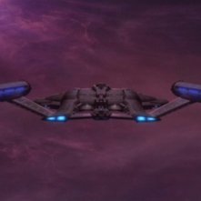 L'Enterprise sta per entrare nella Distesa Delphica nell'episodio 'Attacco alla Terra' della serie tv Enterprise