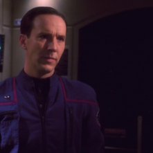 Matt Winston interpreta l'agente temporale Daniels nella serie tv Enteprise, episodio: Carpenter Street