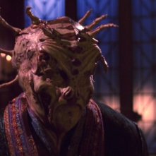 Maury Sterling nel ruolo dell'alieno Tarquin nell'episodio 'Esilio' della serie tv Enterprise