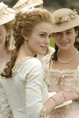 Keira Knightley in una sequenza del film The Duchess