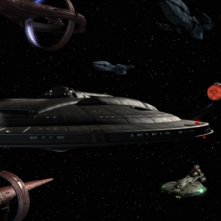 L'Enterprise insieme a navi Tellariane, Andoriane e Vulcaniane getta i primi germogli della futura Federazione nella serie tv Enteprise, episodio: Fragile alleanza