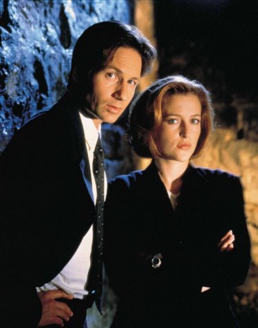 David Duchovny e Gillian Anderson sono Fox Mulder e Dana Scully in X-Files