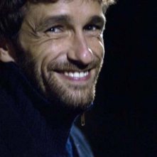 Ignazio Oliva sul set di La canarina assassinata