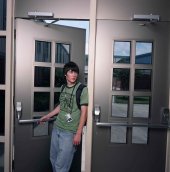Jake Tusing in un'immagine promozionale del documentario American Teen