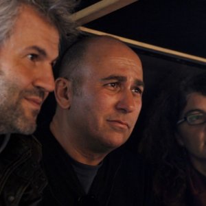 Il produttore Domenico Procacci e il regista Ferzan Ozpetek sul set del film Un giorno perfetto