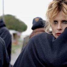 Il regista Ferzan Ozpetek e Isabella Ferrari sul set del film Un giorno perfetto