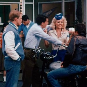 Misty Rowe nel serial Happy Days, accanto a Ron Howard