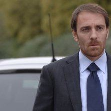 Valerio Mastandrea in una sequenza del film Un giorno perfetto