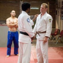 Jose Pablo Cantillo Chiwetel Ejiofor E Max Martini In Una Scena Del Film Redbelt 84077