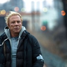 Mickey Rourke in una sequenza del film The Wrestler