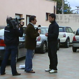 Francesco Falchetto durante un'intervista.