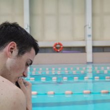 Mattia De Gasperis in una scena del film Il primo giorno d'inverno