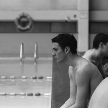 Mattia De Gasperis in una sequenza del film Il primo giorno d'inverno