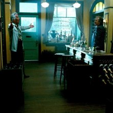 Alan Rickman in una scena del film Bottle Shock